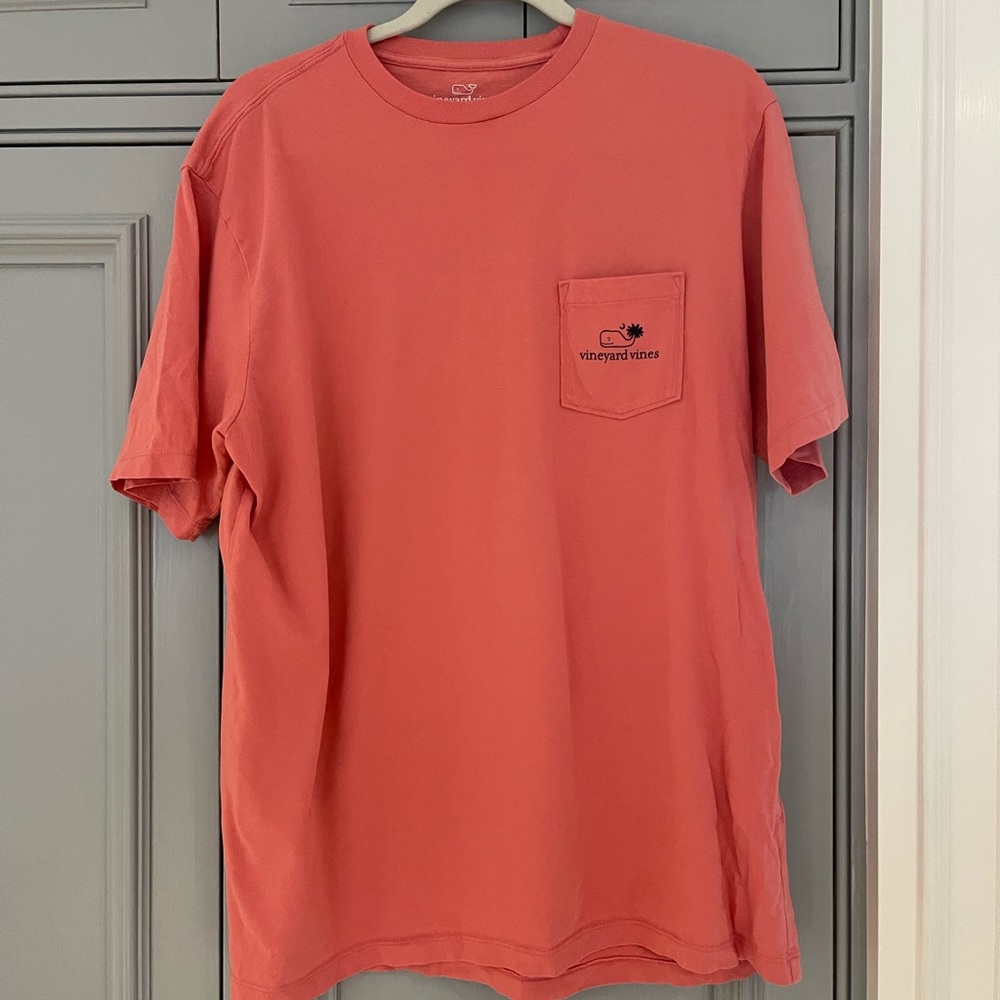 South Carolina vineyard vines coral t-shirt